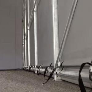 Professzionális raktársátor ponyva csarnok 4x16m  oldalmagasság 3,50m ponyva PVC  szürke