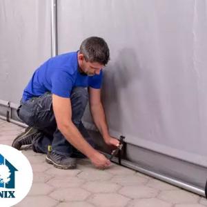 Professzionális raktársátor ponyva csarnok  4x6m  oldalmagasság 3,00m ponyva PVC szürke