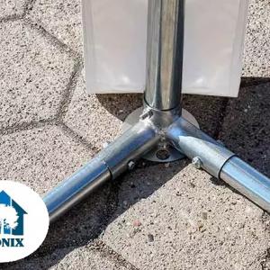 Professzionális raktársátor, tároló sátor 6x8m ponyva PVC oldalmagasság +2,6 m erősített szerkezettel padlókerettel