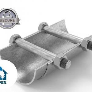 Professzionális  raktársátor, tárolósátor 8x16 m,  oldalmagasság 4,0m, felhúzható kapuval PVC 550g/m2 szürke