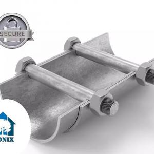 Professzionális raktársátor, tárolósátor 8x24m oldalmagasság 4,00 m felhúzható kapuval ponyva PVC szürke