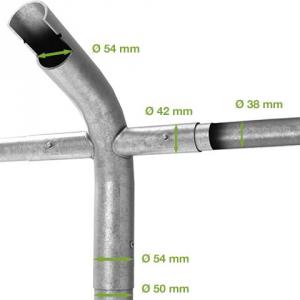 Professzionális raktársátor, tárolósátor iparisátor 8x12 m oldalmagasság 4,00m  felhúzható kapuval ponyva PVC szürke