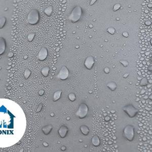 Professzionális tárolósátor, raktársátor ipari sátor 8 × 12 m, 96 m² alapterülettel, 4,00 m oldalmagassággal, felhúzható kapuval, tetőablakkal, személyi bejárattal és szürke PVC ponyvával