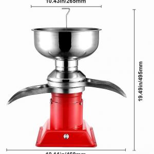 Professzionális tejleválasztó tejszeparátor – 100 l/óra kapacitás, 304 rozsdamentes acél és öntöttvas kivitel, 10 500 ford./perc sebességgel
