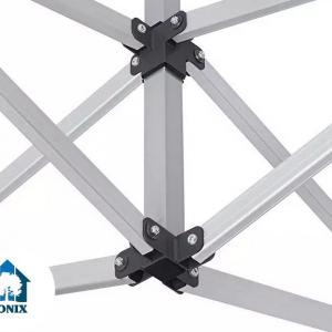 PROFI alumínium pop-up összecsukható pavilon és rendezvénysátor 3 × 4,5 m, 13,5 m², 4 db panorámaablakos oldalfallal, 100%-ban vízálló PVC-bevonatú ponyvával, 40 mm-es alumíniumvázzal