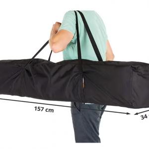 PROFI Alumínium  pop-up összecsukható pavilon rendezvénysátor 3x6m ponyva PVC   4db oldalfallal szürke