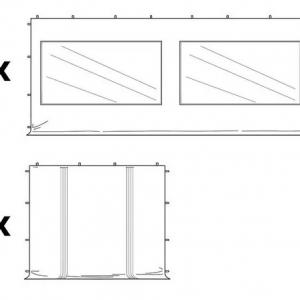 PROFI Alumínium szerkezetes pop-up összecsukható rendezvénysátor, pavilon 4x8m Ponyva PVC 800 oldalfallal  (32m2) fekete