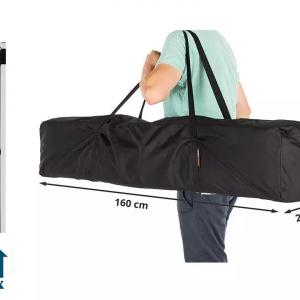 PROFI pop-up összecsukható pavilon és rendezvénysátor 3 × 4,5 m, 13,5 m², 100%-ban vízálló PVC-bevonatú ponyvával, 4 db oldalfallal, 30 × 30 mm-es porfestett acélvázzal