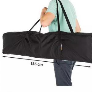 PROFI pop-up összecsukható pavilon és rendezvénysátor 3 × 6 m, 18 m², fehér PVC bevonatú ponyvával és oldalfalakkal, 30 × 30 mm-es korrózióvédett acélvázzal, 3 fokozatban állítható magassággal