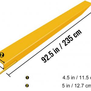 Raklapvilla targoncához fogszélesség: 131 cm teljes hossz: 243 cm