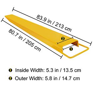 Raklapvilla targoncához fogszélesség: 152 cm teljes hossz 213cm