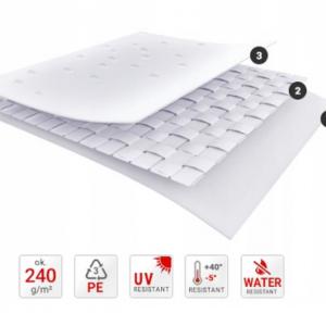 Raktársátor tároló, műhelysátor 4x6  m ponyva PE erősített horganyzott  acélvázas kivitel szürke