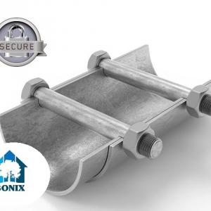 Raktársátor tároló sátor 4x4 m ponyva PVC erősített szerkezettel padlókerettel fehér