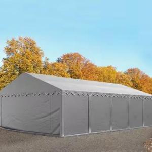 Raktársátor tároló sátor 5x10 m ponyva PVC erősített szerkezettel padlókerettel