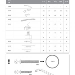 Raktársátor tároló sátor 6x12 m ponyva  PVC  padlókerettel erősített szerkezettel fehér