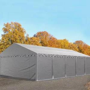 Raktársátor, tárolósátor, ipari sátor 5 × 10 m – 50 m², PVC ponyvával, horganyzott acélvázzal