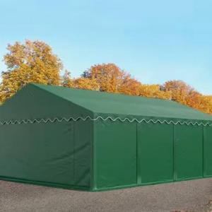 Raktársátor, tárolósátor, ipari sátor 5 × 8 m – 40 m², erős PVC ponyvával, horganyzott acélvázzal, 100% vízálló kivitelben