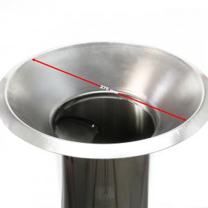 Rozsdamentes acél gyümölcs aprító, daráló gép, cefre alapanyag elkészítő gép 1100W 1,5LE 2800 fordulat/perc 1000 kg/óra