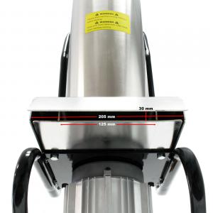 Rozsdamentes acél gyümölcs aprító, daráló gép, cefre alapanyag elkészítő gép 1100W 1,5LE 2800 fordulat/perc 1000 kg/óra