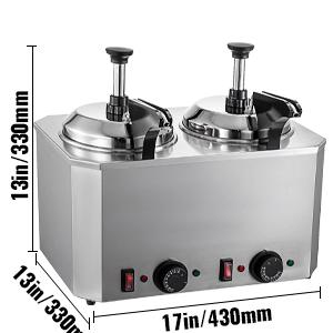 Sajtmelegítő és Adagoló – 1300 W 2x2,5L