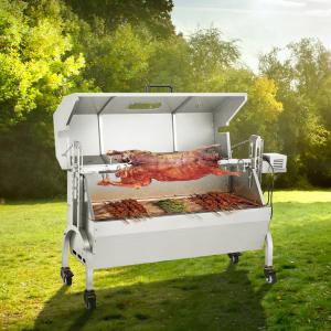 Sütőnyárs BBQ Grill Sertés, Bárány, Csirke Sütő 50W,60 kg rozsdamentes acél