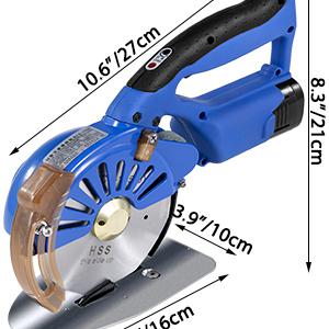 Szabászgép, szövegvágó – körkéses, akkumulátoros 125 mm