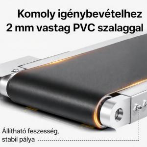 Szállítószalag-rendszer – 1500 × 200 mm, 37,5 kg teherbírás, rozsdamentes acél kivitel