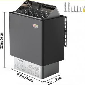 Szauna kályha, 9 KW,külső vezérléssel