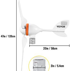 Szélgenerátor szélturbina 400W AC 12V 3 lapáttal