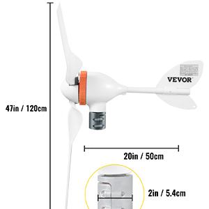 Szélgenerátor szélturbina 500W AC 12V