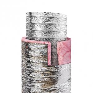 Szellőzőcső légcsatorna Ipari fém elszívó ventilátorhoz  101,6   mm flexibilis cső mérete: 7,62 m