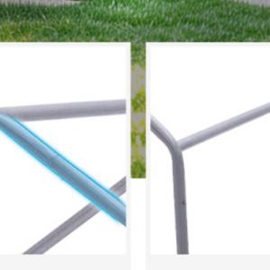 Szerszámtároló sátor, mobilgarázs 9,8 m³ – 190 × 230 × 225 cm,  2 db szellőzőnyílással, szürke