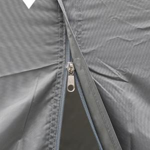 Szerszámtároló sátor, mobilgarázs 9,8 m³ – 190 × 230 × 225 cm,  2 db szellőzőnyílással, szürke