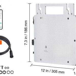 Szolár napelemes inverter 800W, Wifi,  IP65