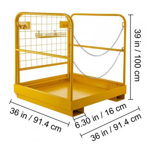 Targoca platfrom emelőkor biztonsági kosár 500 kg teherbírás