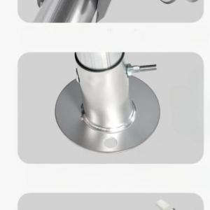 Tárolósátor, motorgarázs (183 × 183 × 214 cm) – horganyzott acélvázzal és dupla bevonatú PE ponyvával