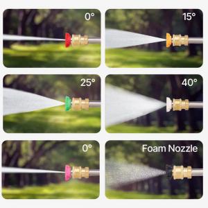 Teleszkópos, 7,3 m-es magasnyomású mosó szórókar — max. kb. 276 bar nyomással, fúvókákkal, ereszcsatorna-tisztítóval, kefefejjel és tartóhevederrel