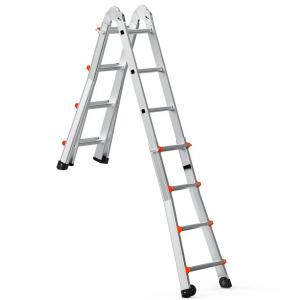 Teleszkópos A-keretes létra 4,5 méter
