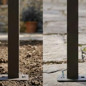Terasz balkon pergola napernyő 4x3m krémfehér