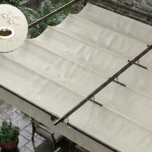 Terasz balkon pergola napernyő 4x3m krémfehér