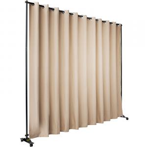 Térelválasztó paraván Sötétítő függönyelválasztó 240 × 300 cm bézs