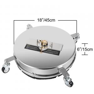 Térkőtisztító ipari felülettisztító gép 45 cm 276 bar