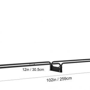 Tüzifa állvány 259 cm x 36 cm x 117 cm terhelhetőség 300 kg