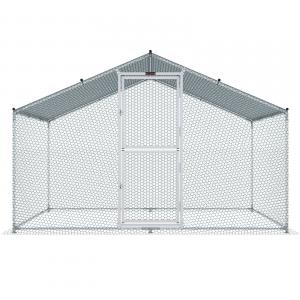 Tyúkketrec, tyúkól fedéllel – Horganyzott acélból, 200 x 300 x 200 cm