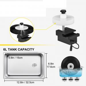 Ultrahangos lemez mosó, bakelit mosó – 40kHz – 6 liter