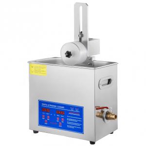 Ultrahangos lemeztisztító készülék szárítóállvánnyal – 6 literes, 40 kHz-es frekvencia, állítható hőmérséklet és időzítés