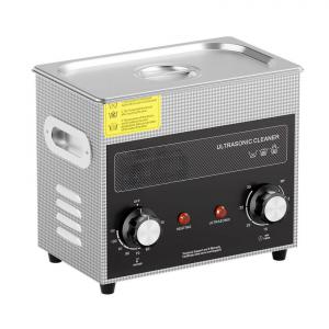 Ultrahangos tisztító 3 literes kapacitással – 40 kHz frekvencia, 120 W ultrahangos és 150 W fűtőteljesítmény, rozsdamentes acél kivitel