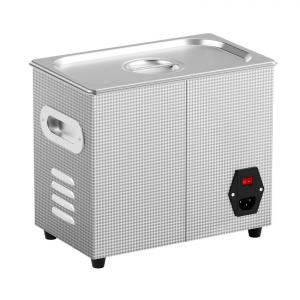 Ultrahangos tisztító 3 literes kapacitással – 40 kHz frekvencia, 120 W ultrahangos és 150 W fűtőteljesítmény, rozsdamentes acél kivitel