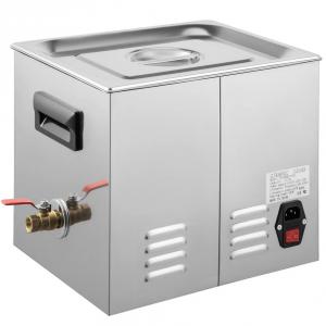 Ultrahangos tisztítókészülék 10 literes tartállyal – kettős frekvencia (28/40 kHz), 240 W ultrahangos teljesítmény, fűtésfunkcióval és digitális vezérléssel,