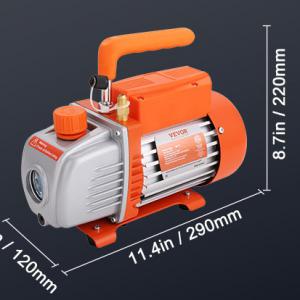 Vákuumkamra szivattyúval készlet 150W - 3,5  m³/h - 19 liter